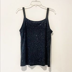 Eileen Fisher Full-Sequin Top